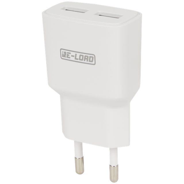 Re-load dual wall charger